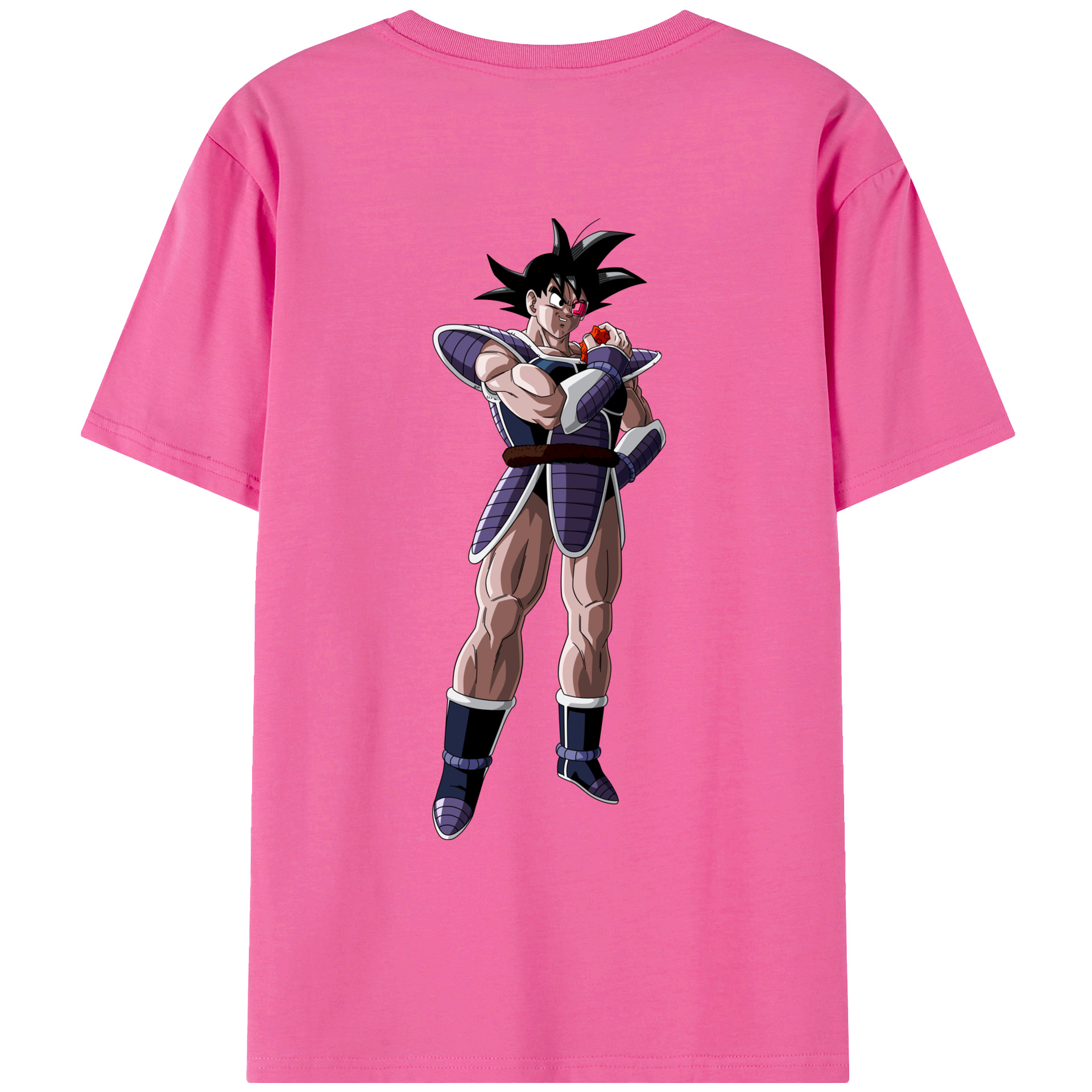 （画像用） ドラゴンボール 孫悟空（そん ごくう）Son Goku カカロット DRAGON BALL Kakarotto レディース半袖Tシャツ(バックプリント)
